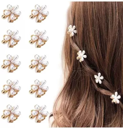 Model Name WOMEN PEARL MINI FLOWER PACK OF 10 PCS Model Number HAIR CLIP 10 Net Quantity 10
