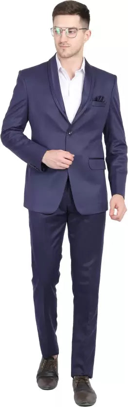 Men Tuxedo Solid Suit