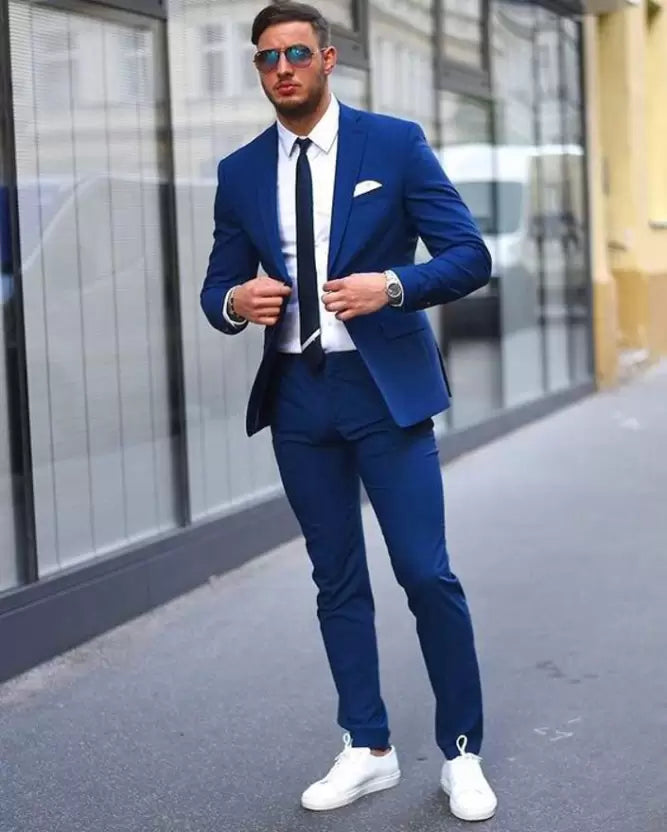 Men Formal Solid Suit