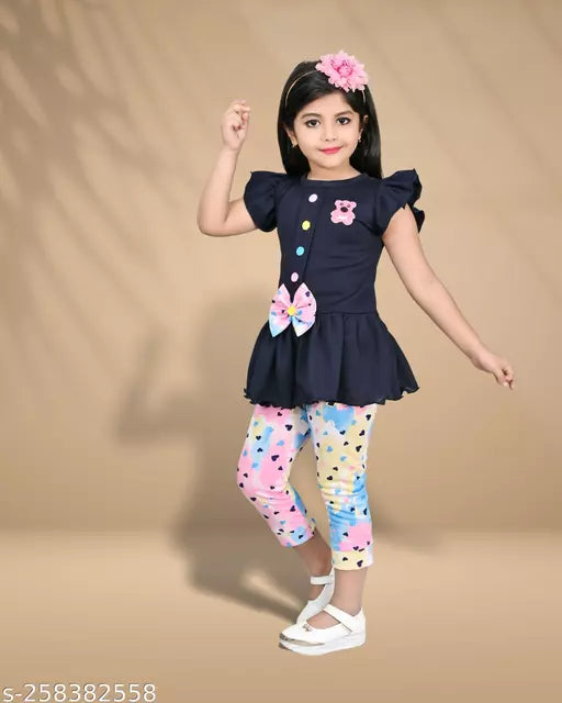Girls Unique Designer Cotton Partywear Dress Combo only for Kids