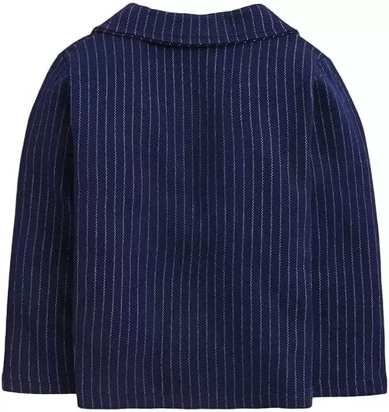 Boys Party(Festive) Jacket Pant  (Blue)