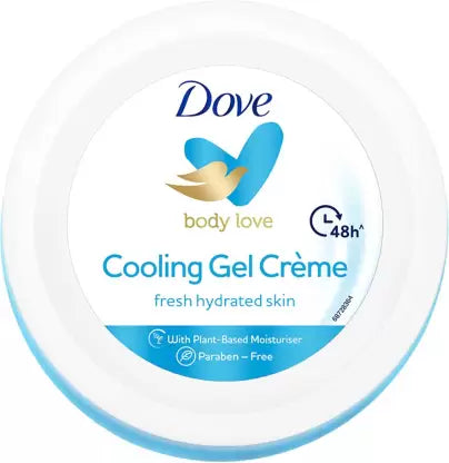 DOVE Body Love Cooling Gel Crme Paraben Free 48hrs Hydration