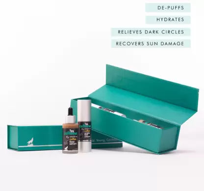mCaffeine Signature Diwali Gift Box with Under Eye Cream & Face Serum