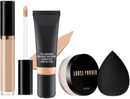 YAWI Face Makeup Set For Women Girls Flawless Matte Foundation