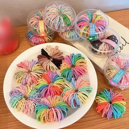 Kid Boxed Hair Mini Ties For Baby Girls