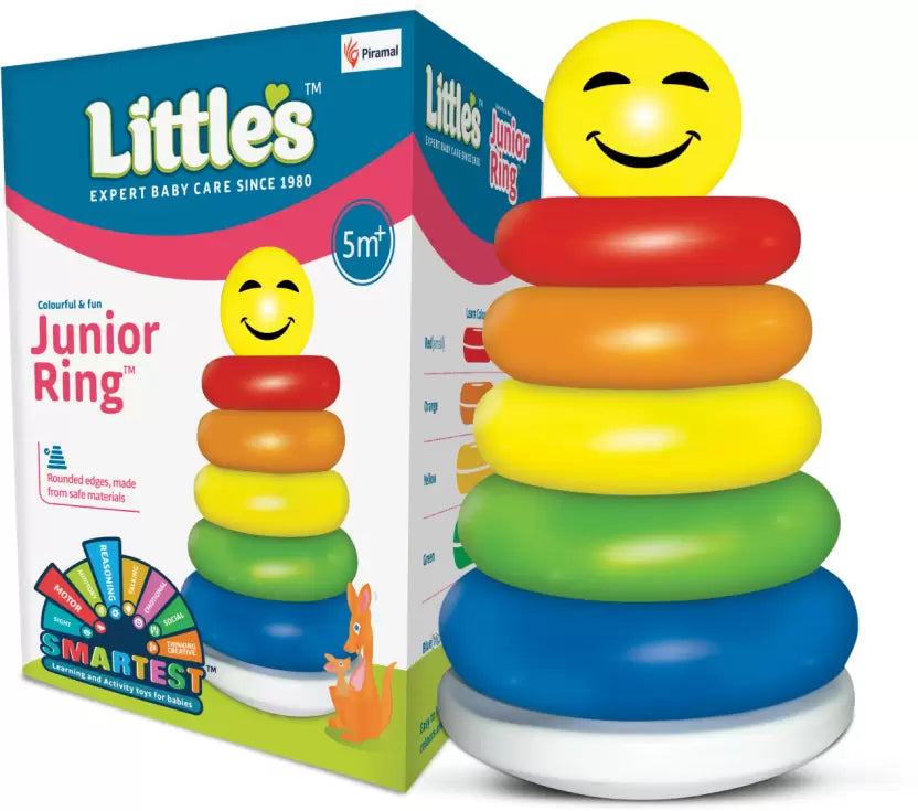 Little's Junior Stacking Ring Toys for Kids,  (Multicolor)