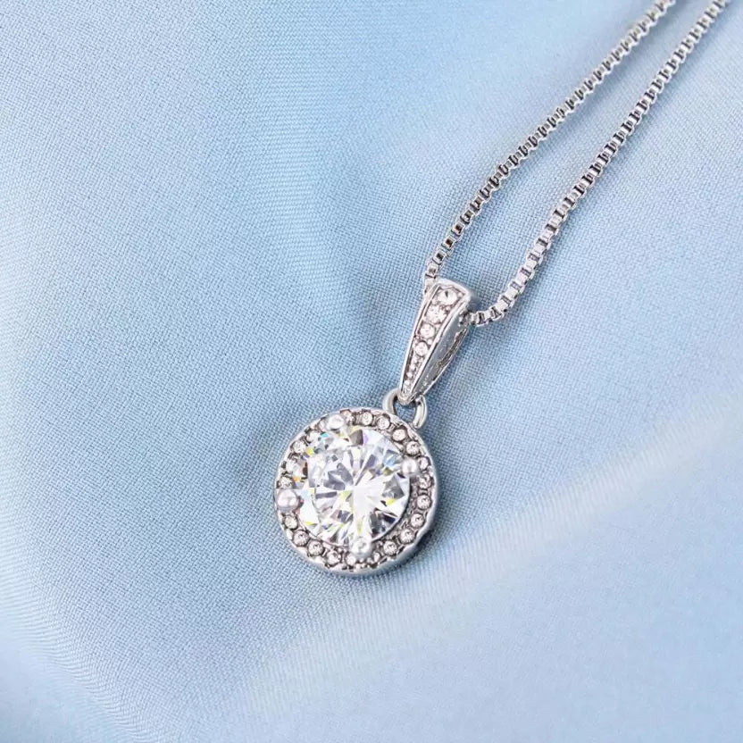 ubic Zirconia Silver Plated Alloy Chain Set