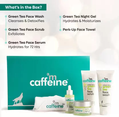 mCaffeine Diwali Green Tea & Vitamin C Skin Care Se