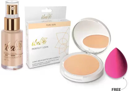 Iba Pure Skin Perfect Look Long-Wear Mattifying Compact