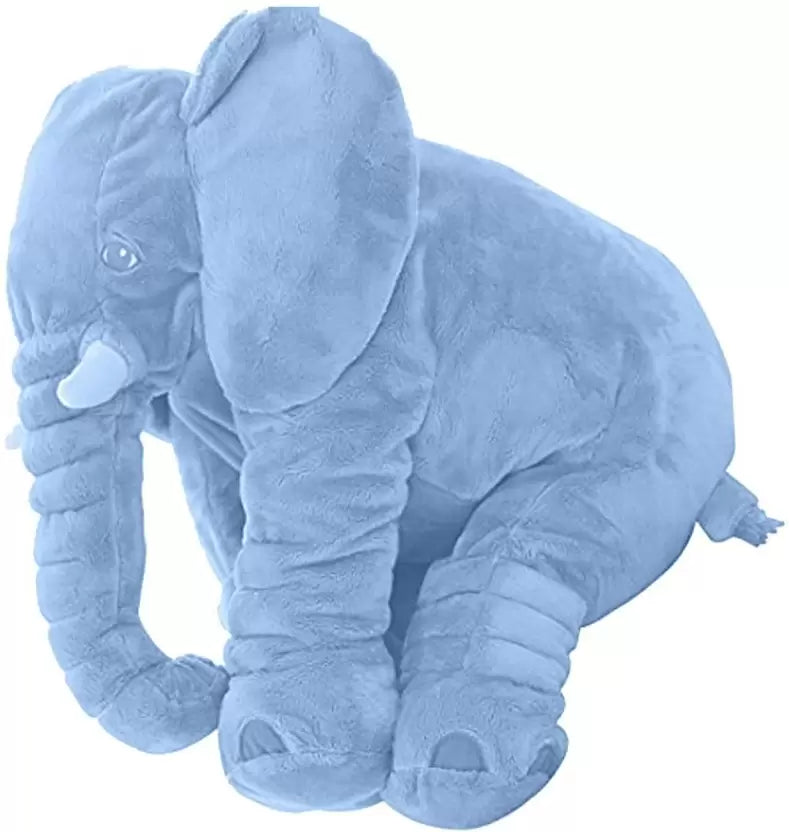DHAAM Baby Sleeping Elephant Blue Pillow