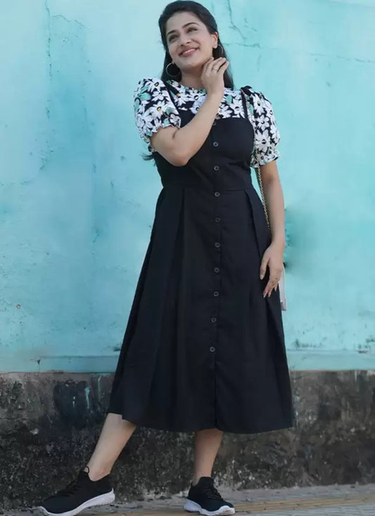 Ethniclook  Women Two Piece Dress Multicolor Dress