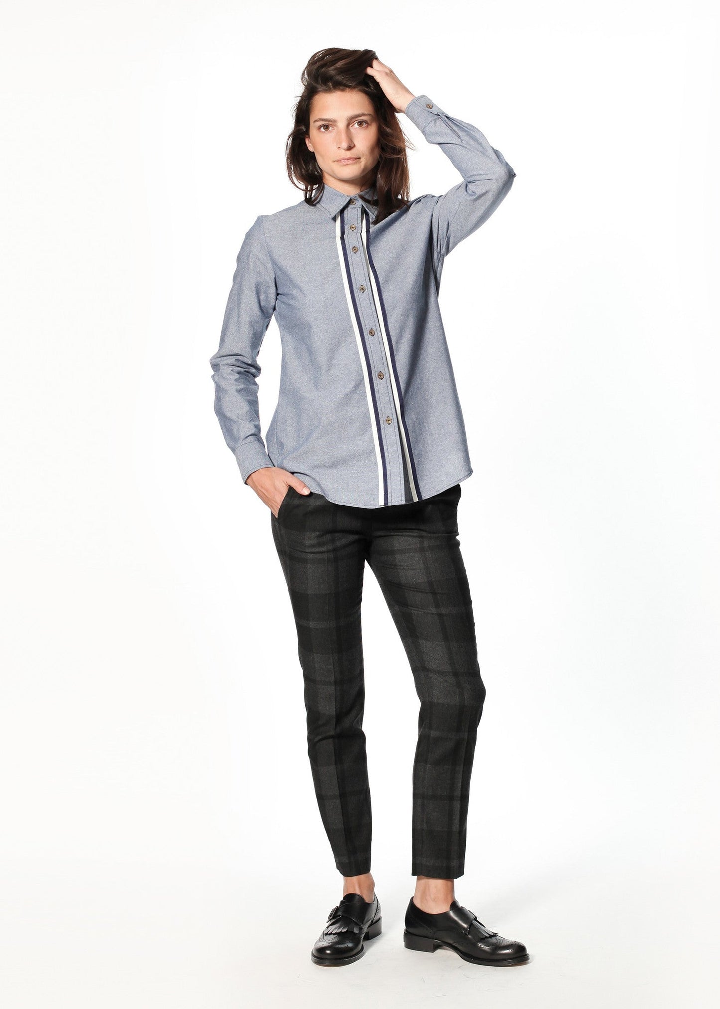 Chambray Shirt in Blue