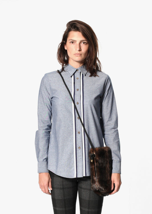 Chambray Shirt in Blue