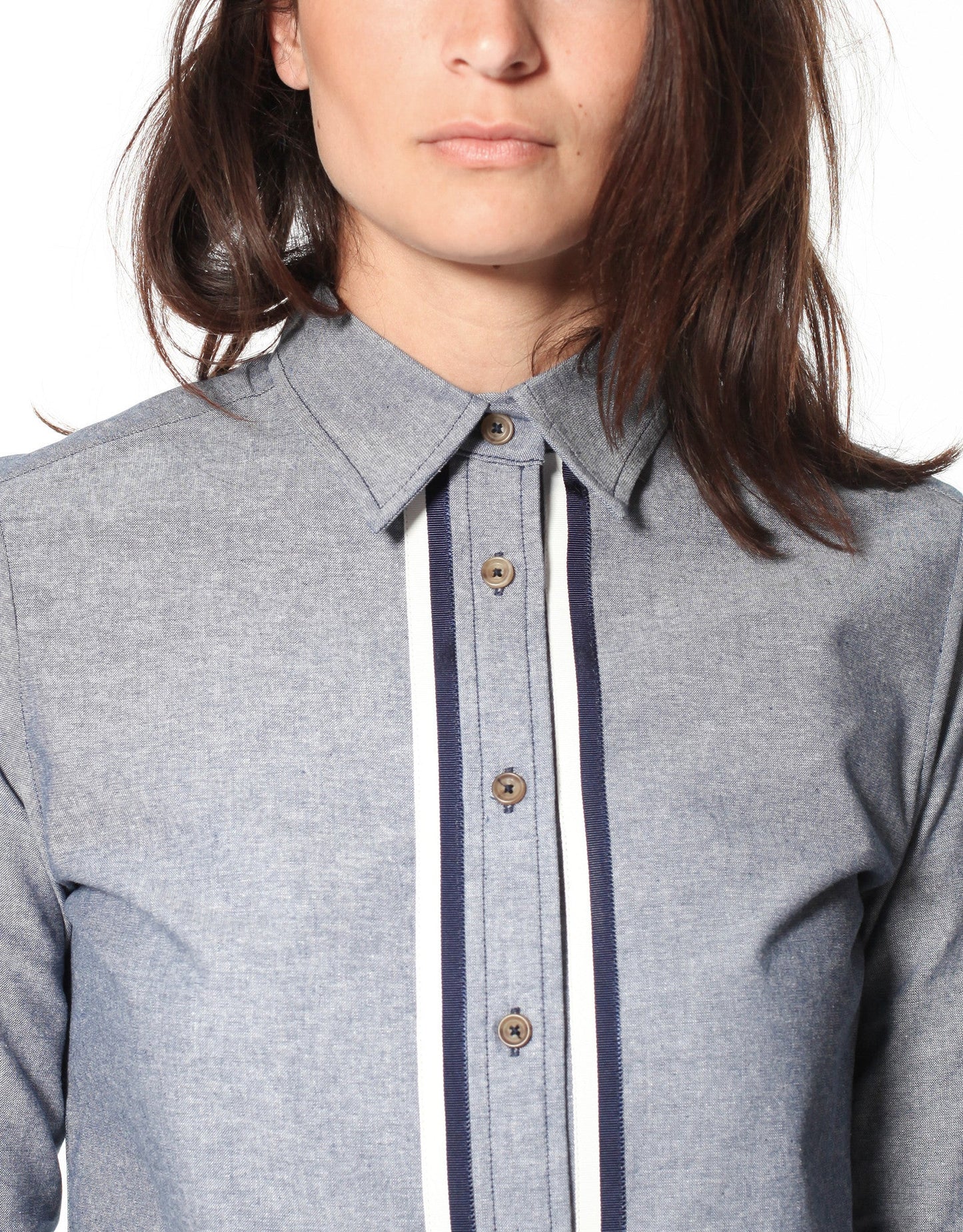Chambray Shirt in Blue
